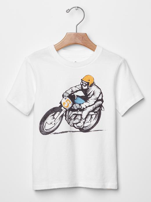 1 of 8 showing, with the color white of product Graphic tee