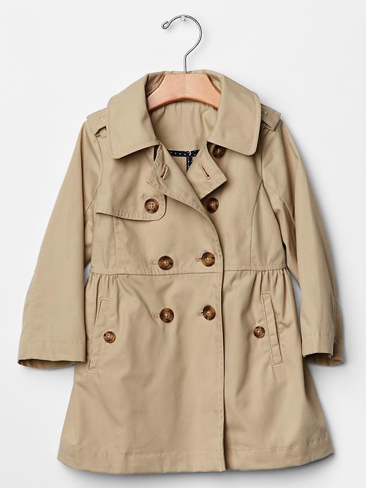 1 of 8 showing, with the color khaki of product Trench coat