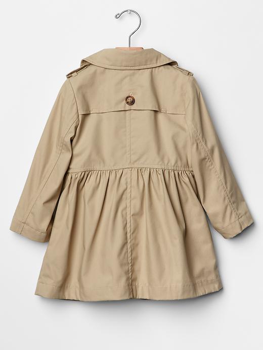 2 of 8 showing, with the color khaki of product Trench coat