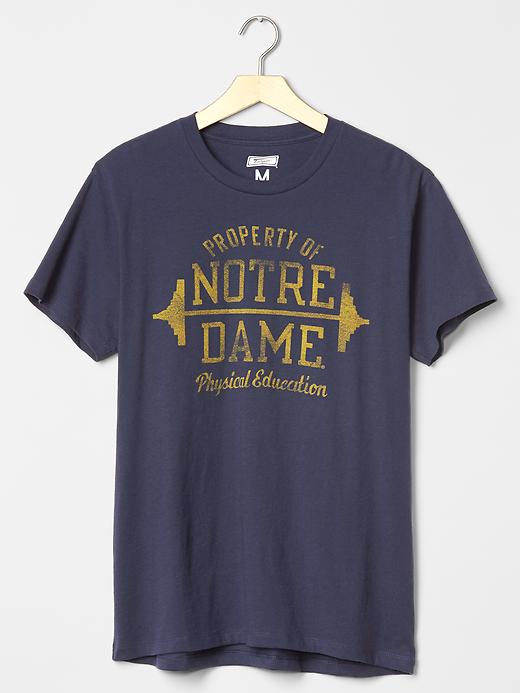 2 of 8 showing, with the color indigo of product Notre Dame PE t-shirt