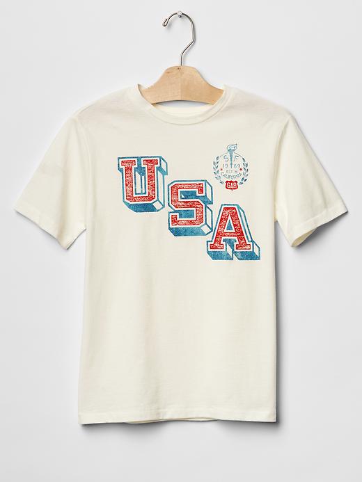 1 of 8 showing, with the color snow cap of product Graphic tee