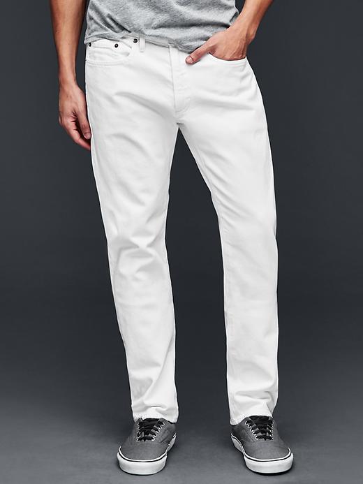 Image number 1 showing, 1969 slim fit jeans (white wash)