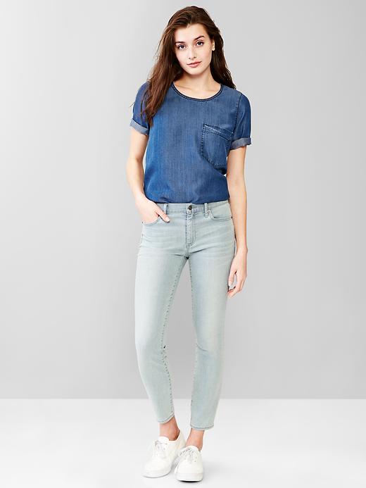 1969 resolution slim straight skimmer jeans Gap