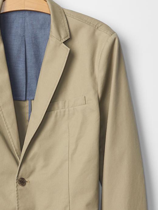 Twill blazer Gap