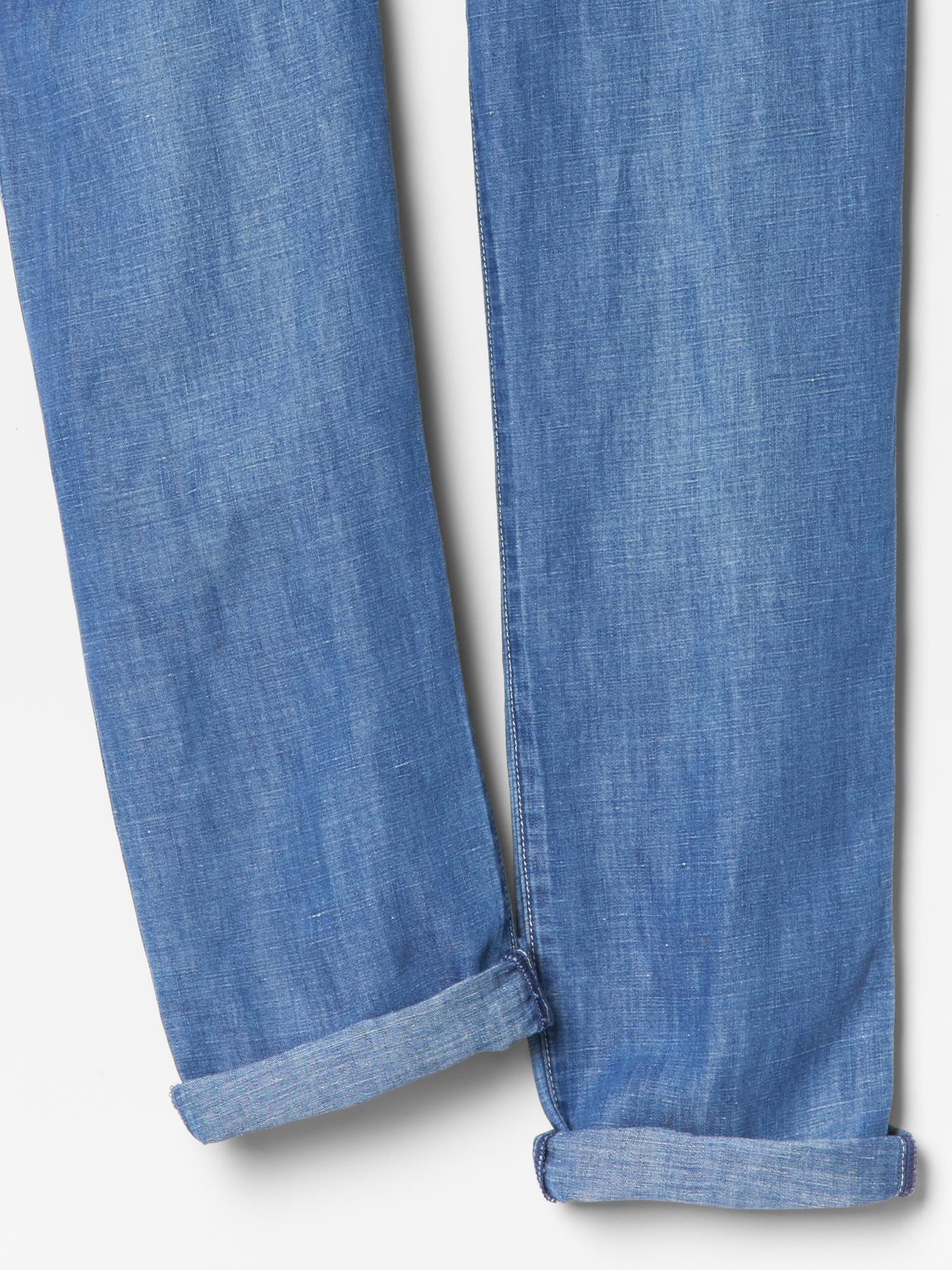 Gap 1969 linen denim jumpsuit — фото 6
