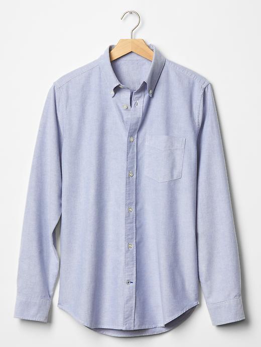 Image number 4 showing, Modern Oxford solid shirt