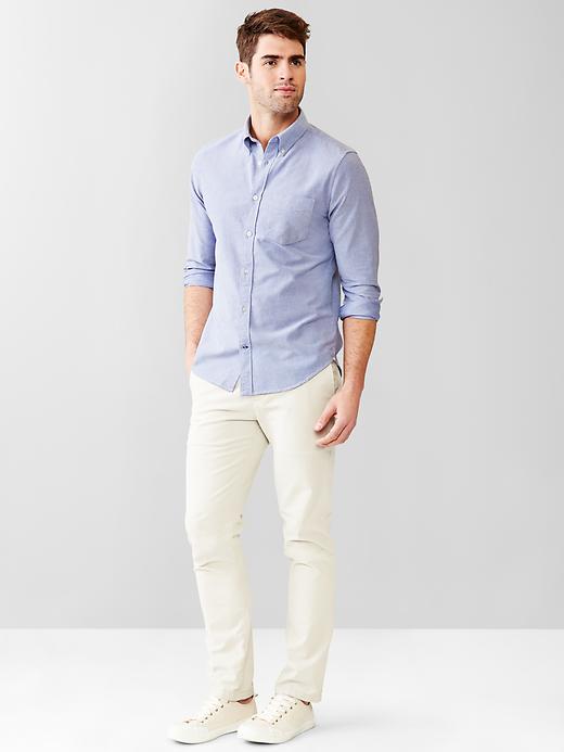 Image number 3 showing, Modern Oxford solid shirt