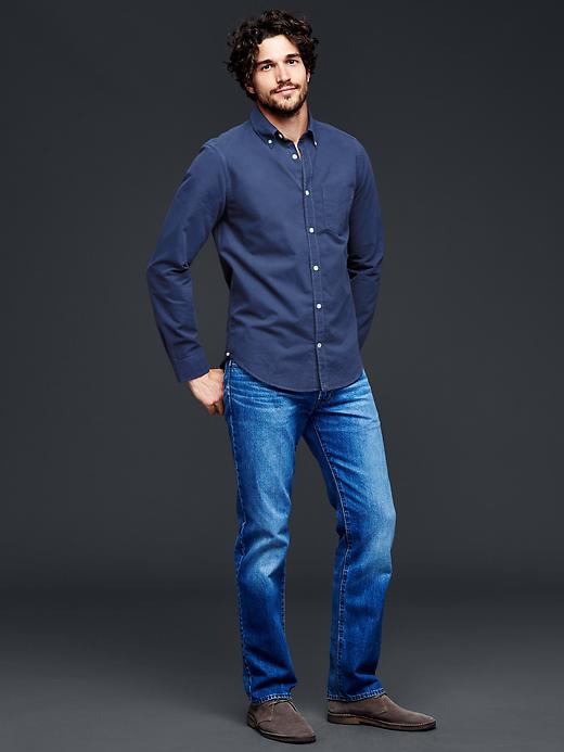 Image number 3 showing, Modern Oxford solid shirt