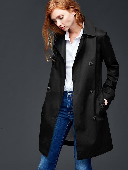 1 of 8 showing, with the color true black of product Classic trench