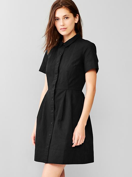 Fit & flare shirtdress | Gap