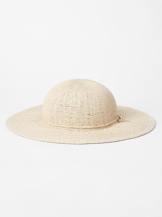 1 of 8 showing, with the color natural of product Floppy straw hat