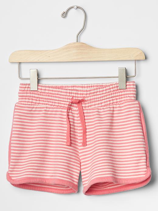 1 of 8 showing, with the color pink heart of product Varsity shorts