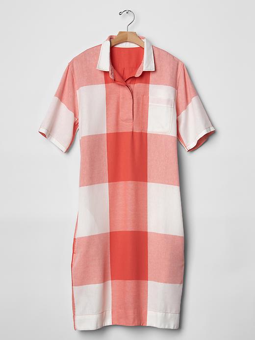 Image number 6 showing, Checkered shirtdress