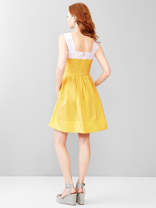 2 of 8 showing, with the color yellow jacket of product Fit & flare sundress