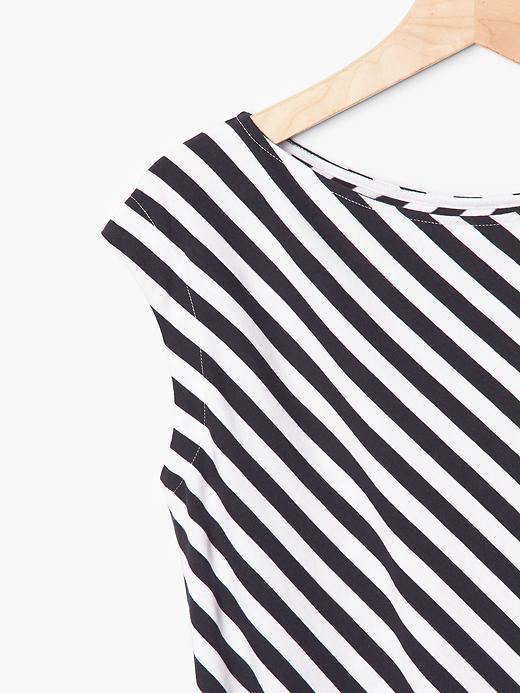 Image number 8 showing, Stripe muscle midi dress