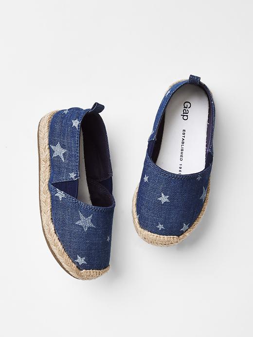 View large product image 1 of 1. Espadrille slip-ons