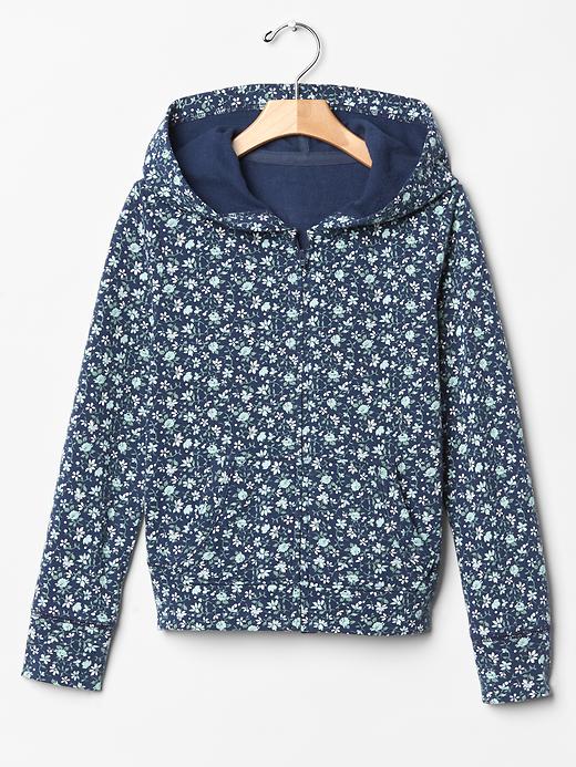 1 of 8 showing, with the color night of product Printed zip hoodie