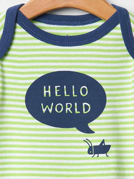 2 of 8 showing, with the color willow springs of product Bug statement bodysuit