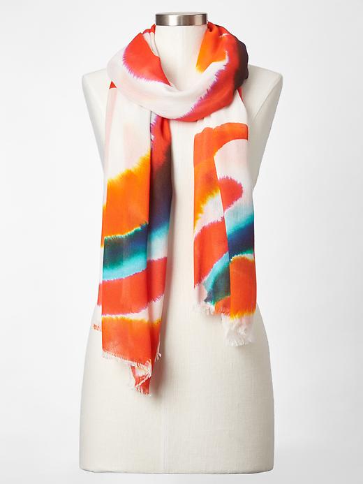 View large product image 1 of 1. Watercolor scarf