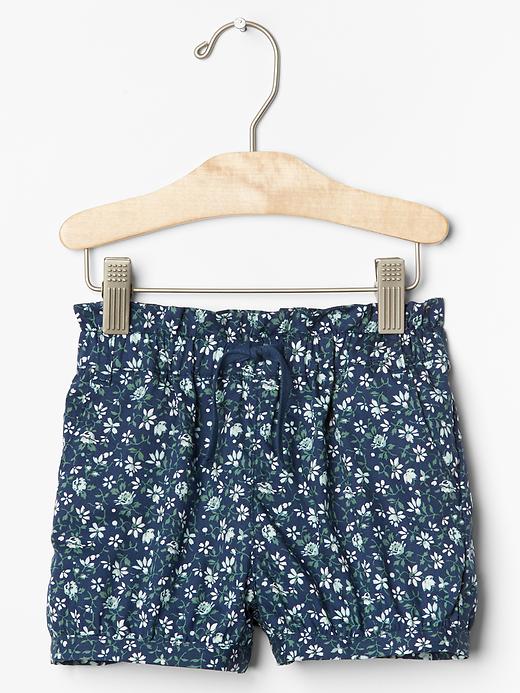 1 of 8 showing, with the color blue floral of product Printed bubble shorts