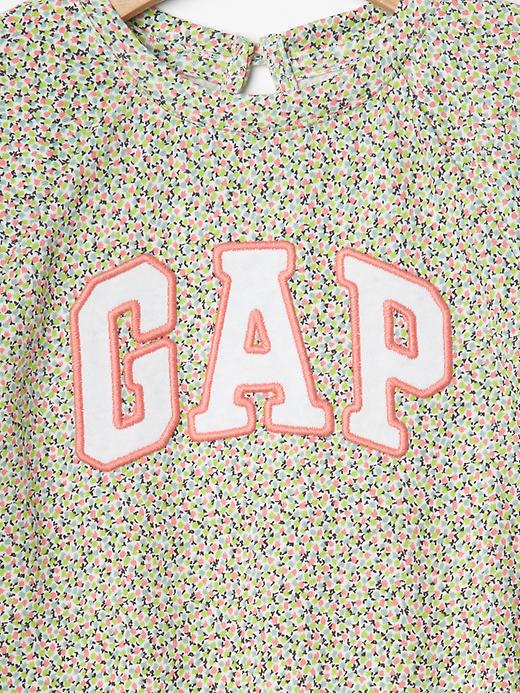 2 of 8 showing, with the color small floral of product Floral logo bubble one-piece