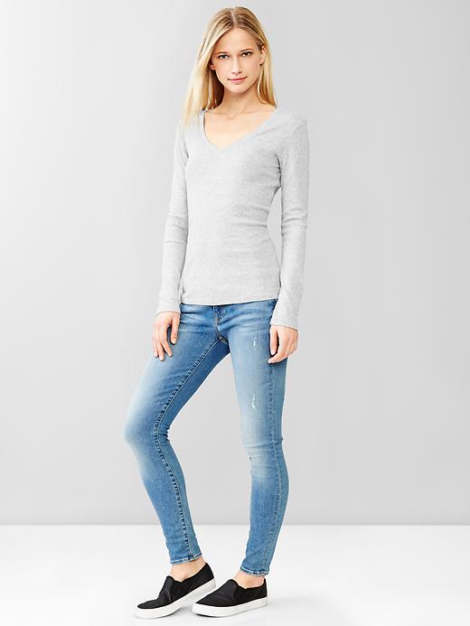 Image number 3 showing, Favorite long-sleeve V-neck tee