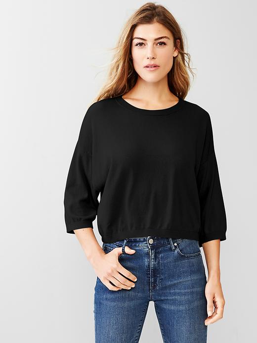 View large product image 1 of 1. Crop sweater top