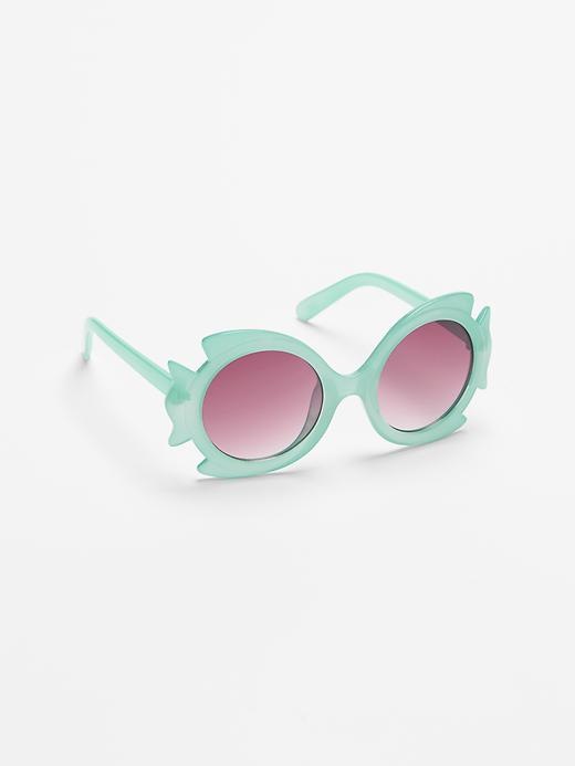 1 of 8 showing, with the color aqua tide of product Fish sunglasses