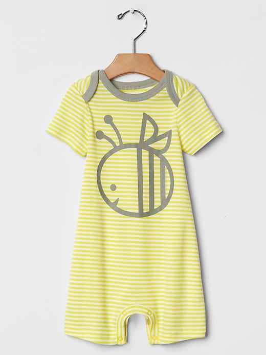 1 of 8 showing, with the color shooting star of product Stripe bee one-piece