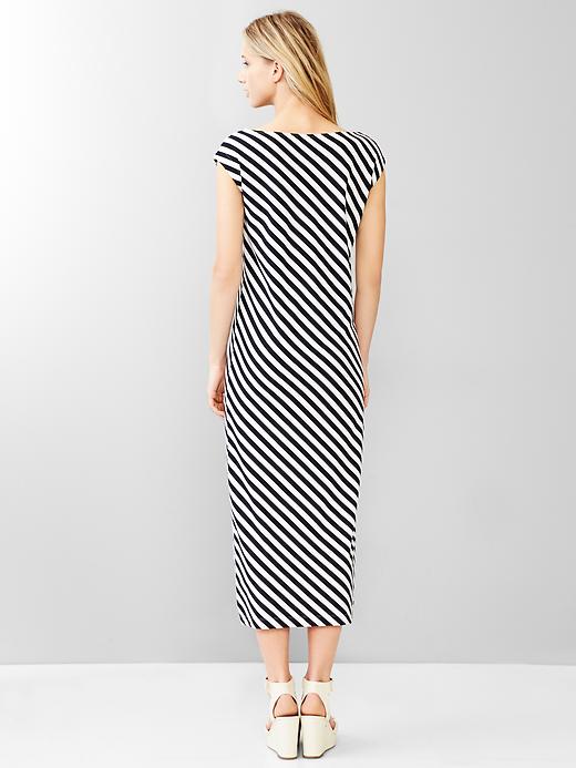Image number 2 showing, Stripe muscle midi dress