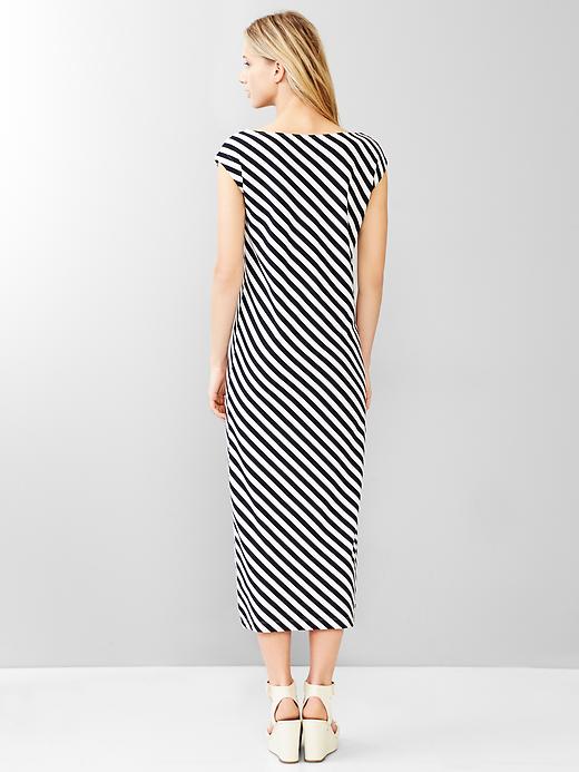 Image number 2 showing, Stripe muscle midi dress
