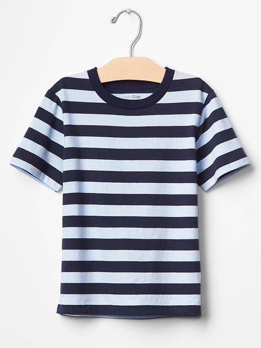 1 of 8 showing, with the color urban blue of product Stripe tee