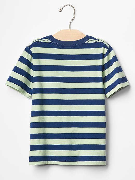 2 of 8 showing, with the color water lily of product Stripe tee