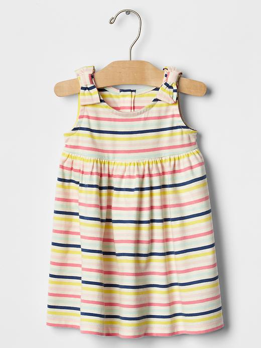 1 of 8 showing, with the color multi stripe of product Stripe tank dress
