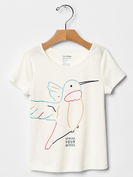 1 of 8 showing, with the color new off white of product Graphic tee