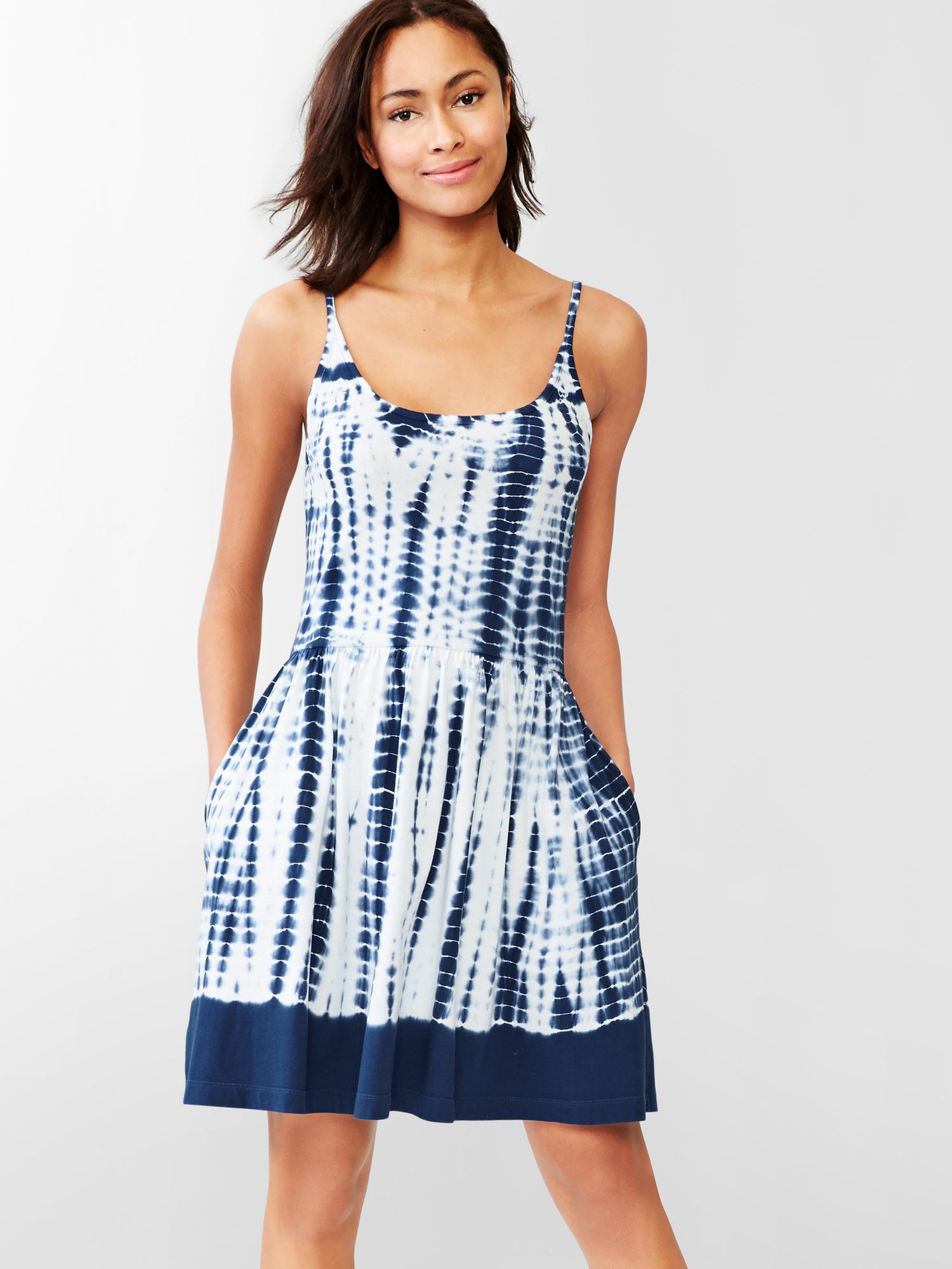 Tie dye cami dress