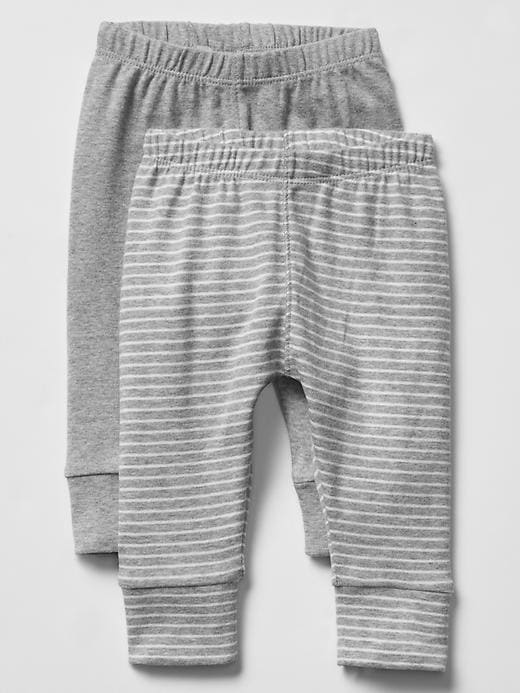 1 of 8 showing, with the color gray of product Favorite leggings (2-pack)