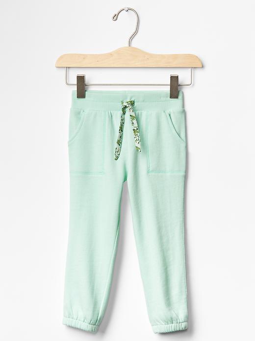 1 of 8 showing, with the color mint of product Printed drawstring sweats