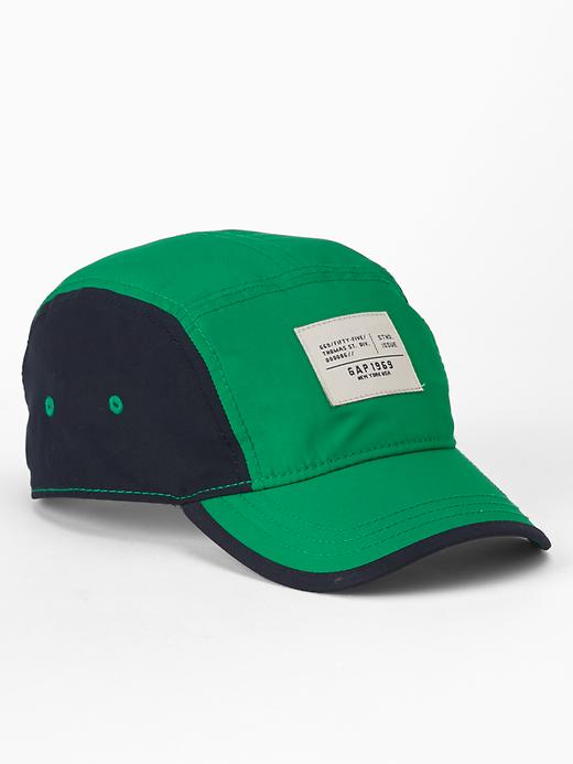 1 of 8 showing, with the color DELUXE GREEN of product Colorblock racer five-panel hat