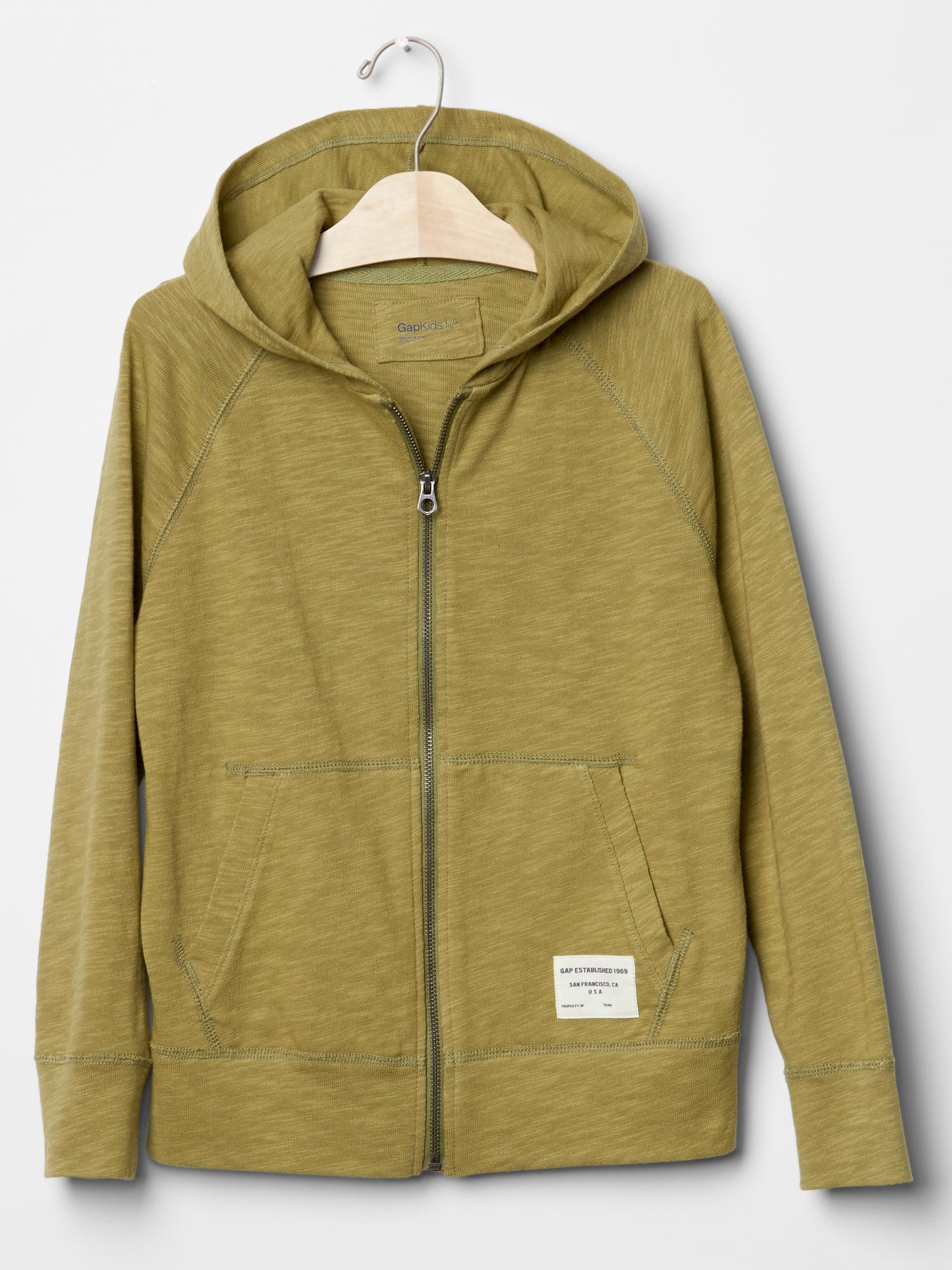 Jersey zip hoodie Gap