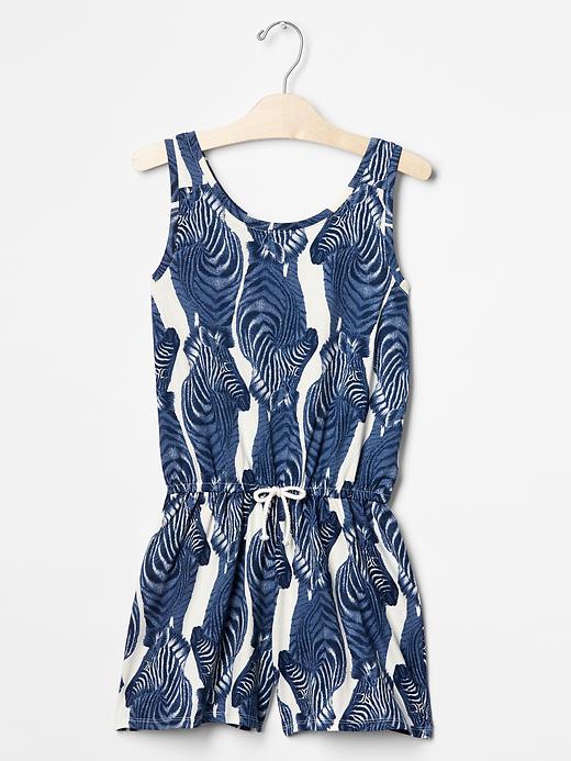 Image number 5 showing, Printed tank romper