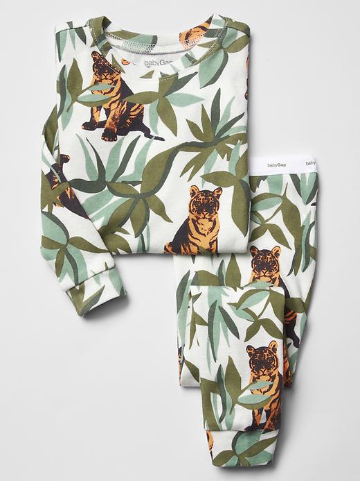 1 of 8 showing, with the color new off white of product Jungle tiger sleep set