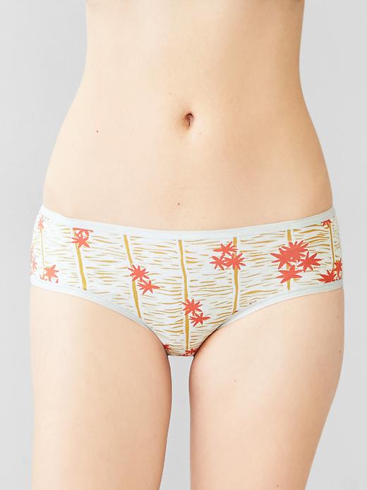 1 of 8 showing, with the color WOODBLOCKBLOOM SMMRCRL of product Stretch Cotton Hipster