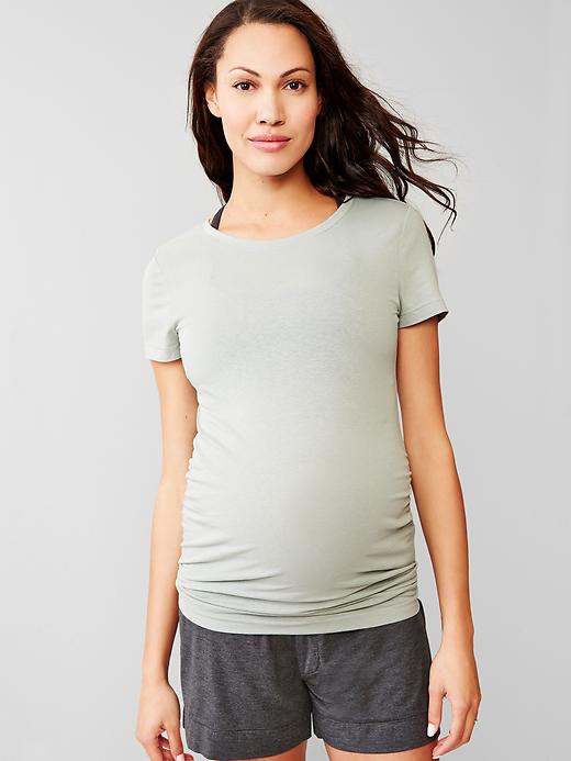 View large product image 1 of 1. Maternity Pure Body Crewneck T-Shirt