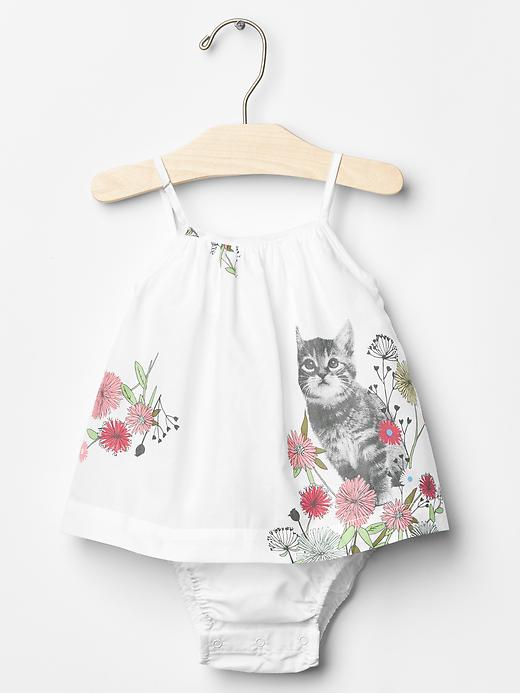 1 of 8 showing, with the color white of product Cat cami body double