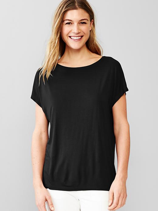View large product image 1 of 1. Fluid hi-lo tee