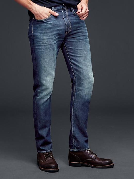 Image number 1 showing, 1969 slim taper jog jean