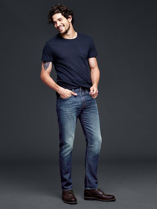 Image number 3 showing, 1969 slim taper jog jean