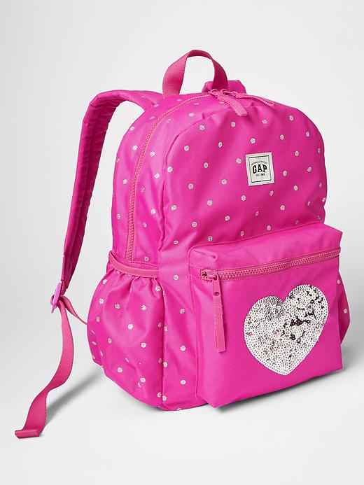 1 of 8 showing, with the color pink of product Printed junior backpack