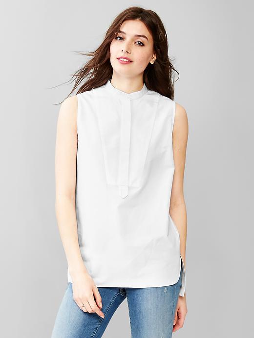 1 of 8 showing, with the color white of product Bib tunic